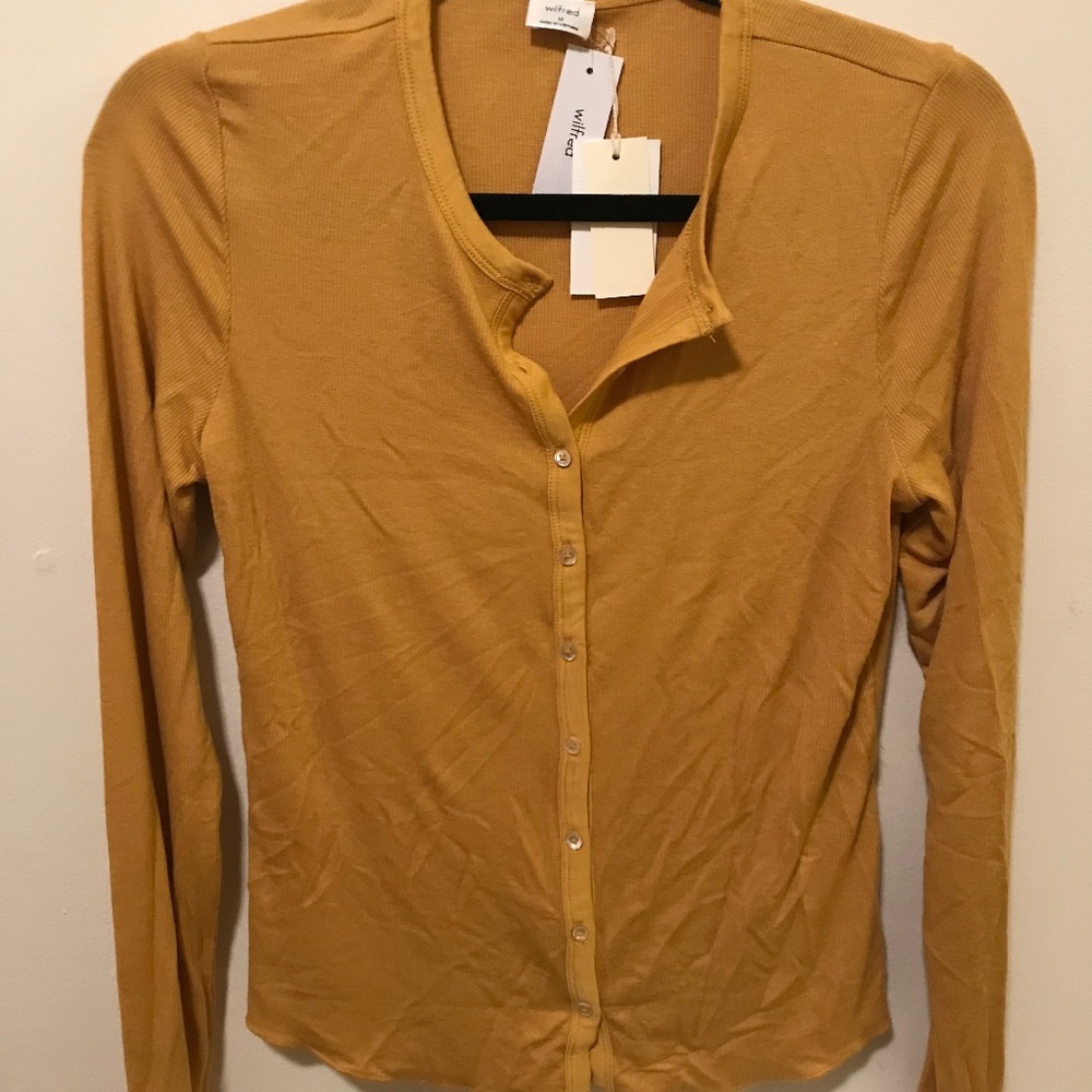Wilfred Oceane Longsleeve in Cairo Gold